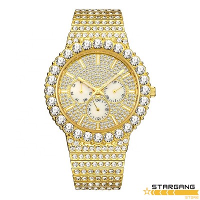 18k Gold Fashion Wrist Watch