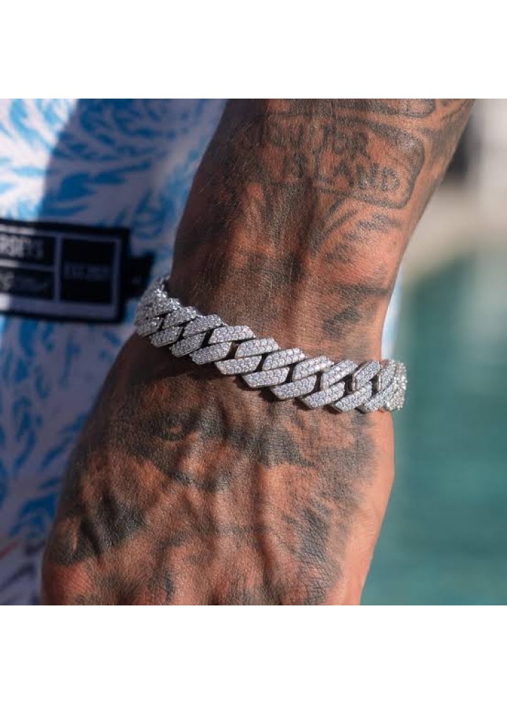 14mm Full Filled Prong Bracelet