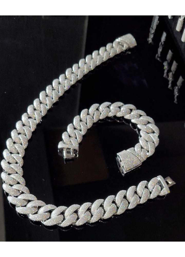 30mm Fullfilled Five Line Cuban Chain
