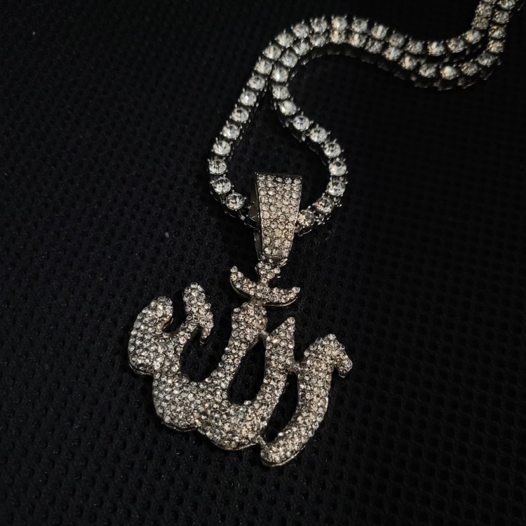 Iced Out ALLAH Pendant