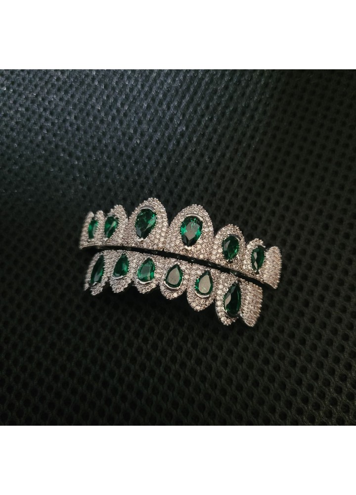 Iced Fully Emerald Grillz