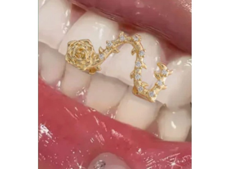 Iced Rose Grillz