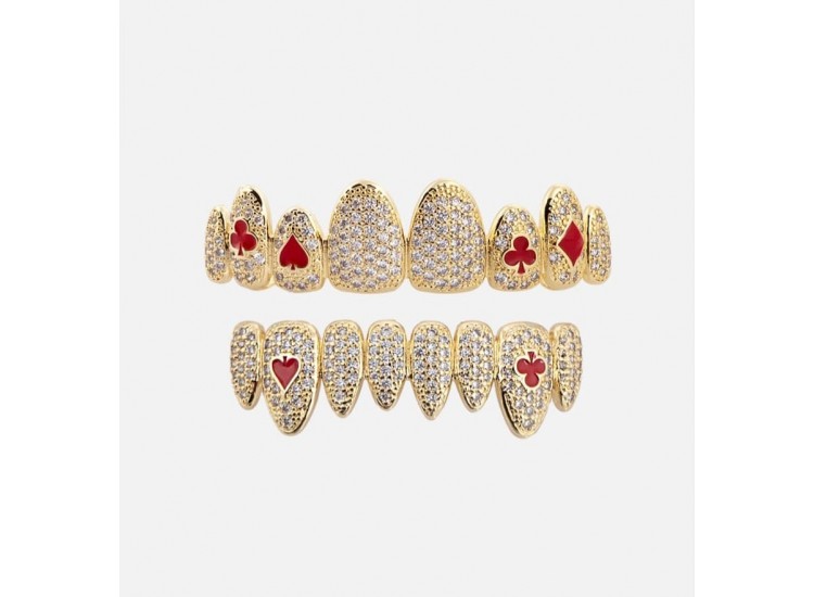 Iced Fully Poker Grillz Iced Fully Poker Grillz