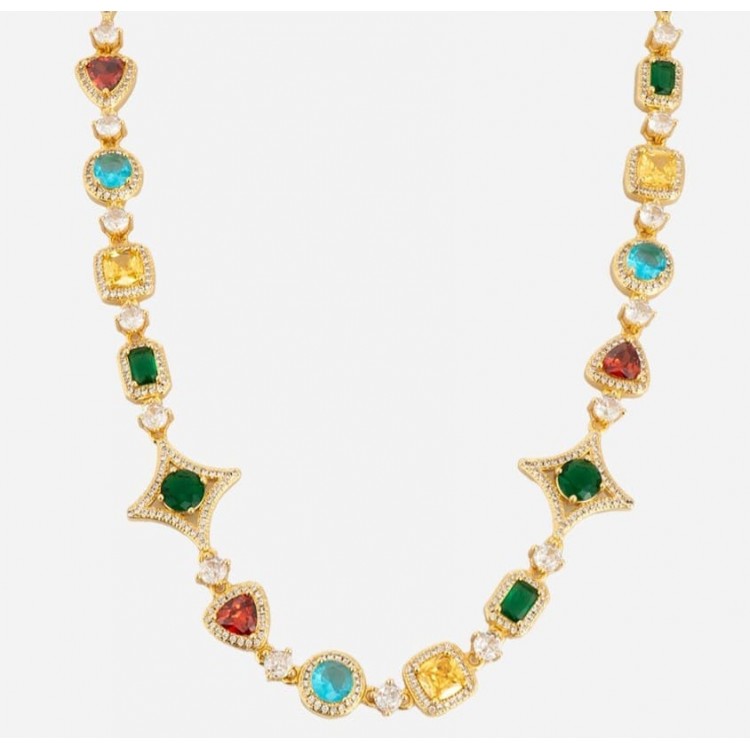 7mm Iced Rainbow Lv Chain