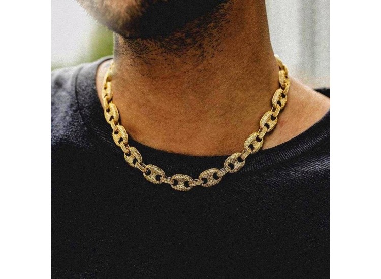10mm Iced Guczi Chain 10mm Iced Guczi Chain