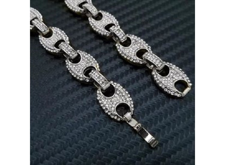 10mm Iced Guczi Chain 10mm Iced Guczi Chain