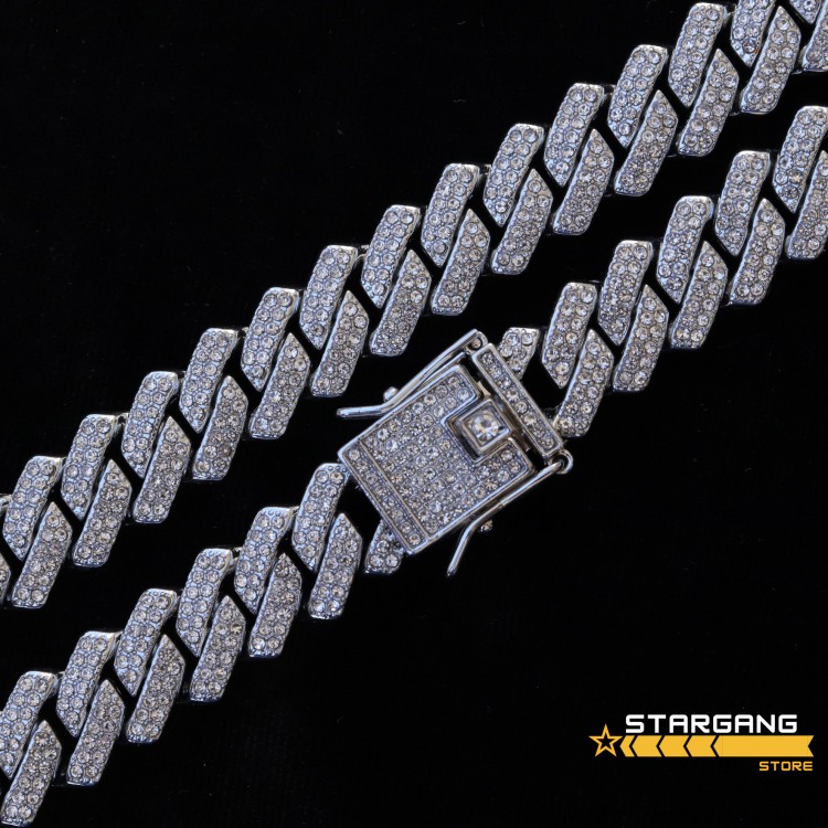 14mm Full Filled Prong Chain